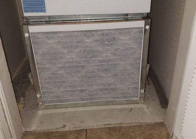 After - Custom return filter rack